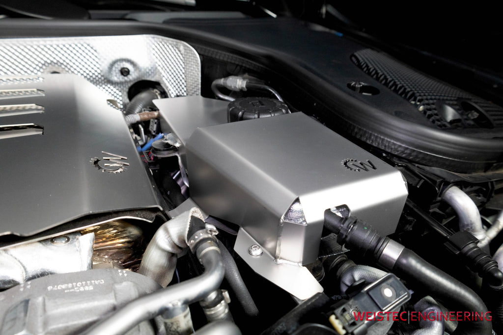 Weistec M177 LS2 Intercooler Reservoir Heat Shield Stainless Steel for Mercedes-Benz