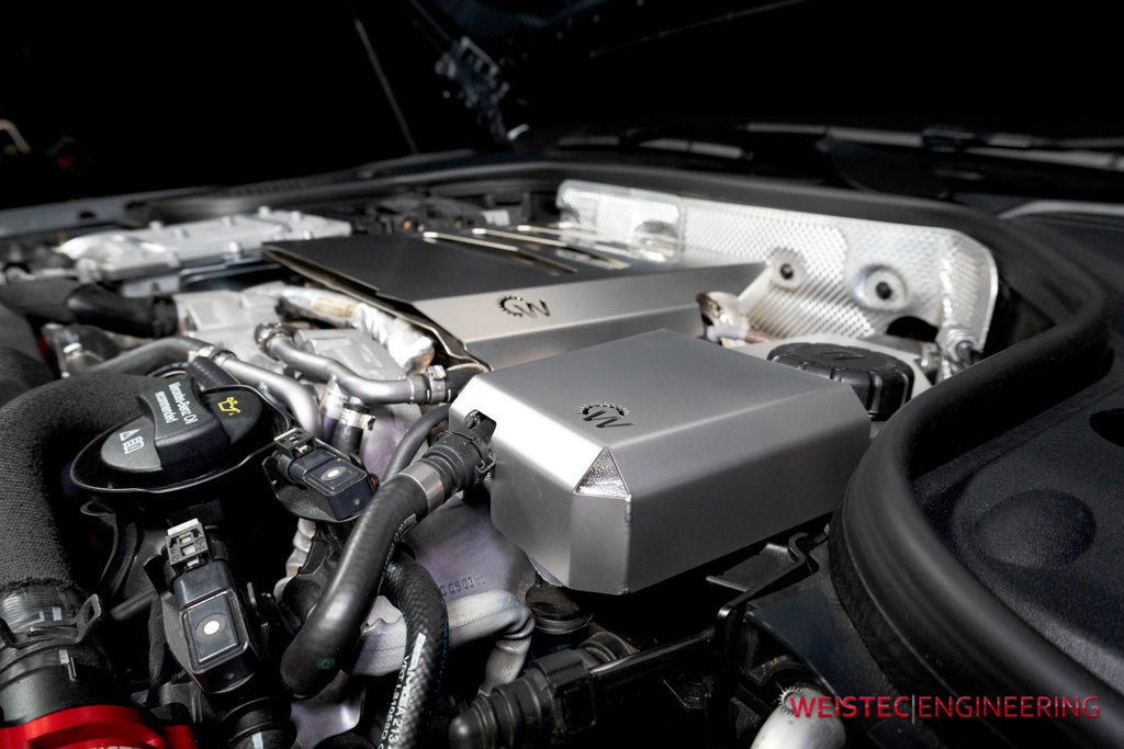 Weistec M177 LS2 Intercooler Reservoir Heat Shield Stainless Steel for Mercedes-Benz