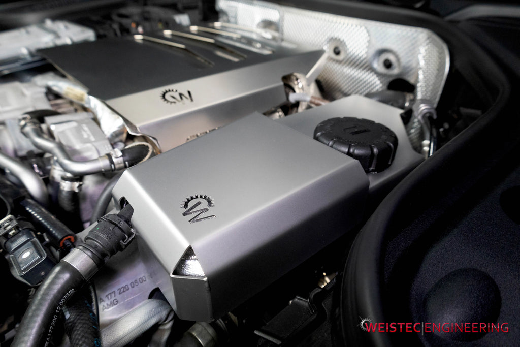 Weistec M177 LS2 Intercooler Reservoir Heat Shield Stainless Steel for Mercedes-Benz
