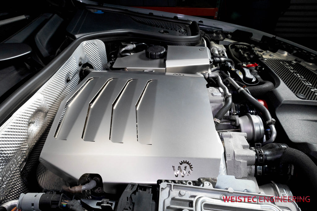 Weistec M177 LS2 Intercooler Reservoir Heat Shield Stainless Steel for Mercedes-Benz