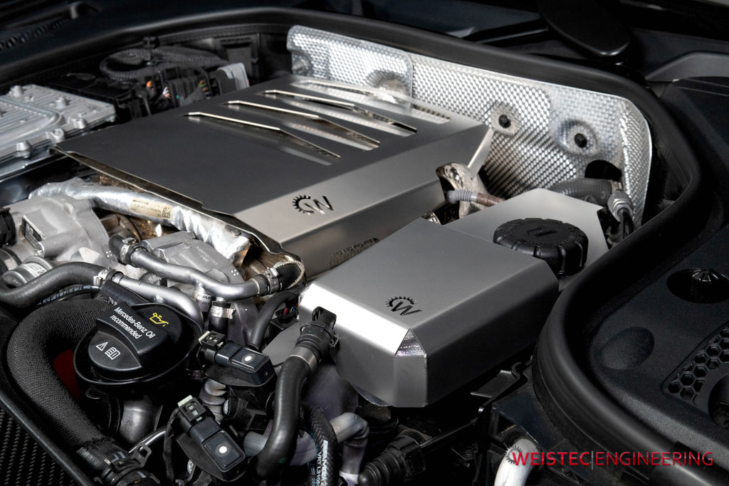 Weistec M177 LS2 Intercooler Reservoir Heat Shield Stainless Steel for Mercedes-Benz