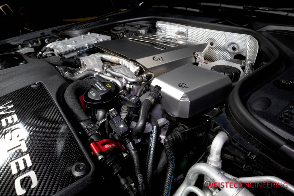 Weistec M177 LS2 Intercooler Reservoir Heat Shield Stainless Steel for Mercedes-Benz
