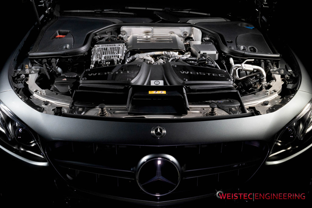 Weistec M177 LS2 Intercooler Reservoir Heat Shield Stainless Steel for Mercedes-Benz