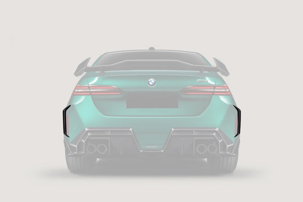 2024-UP BMW G90 M5 AD Style Autoclave Carbon Fiber Rear Bumper Canards