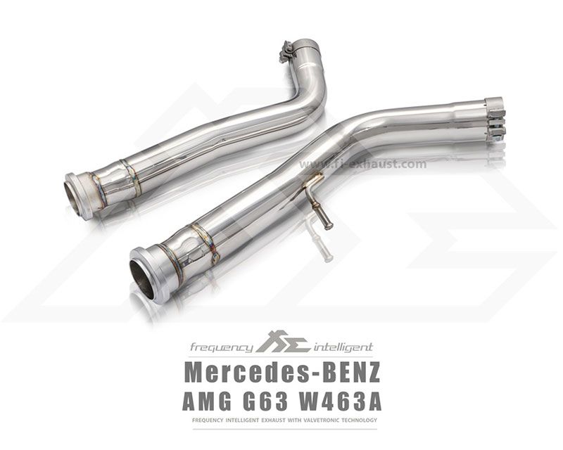 FI Exhaust Ultra High Flow Downpipe Mercedes-Benz W463A AMG G63 4.0TT M177 Quad Tips 2018+