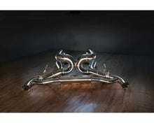 Load image into Gallery viewer, FI Exhaust Valvetronic Muffler + Dual Silver Tips Compatible with OEM Elect. Valve No Remote Control Included McLaren GT V8 2020+
