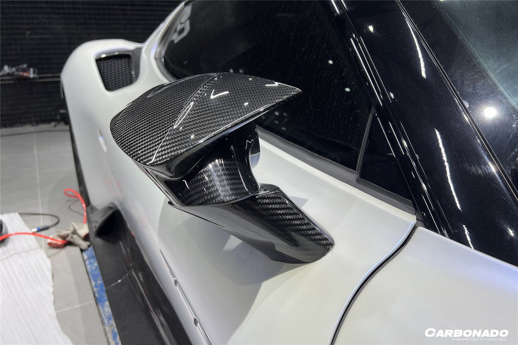 2020-2024 Maserati MC20 MSY Style DRY Carbon Fiber Mirror Housing