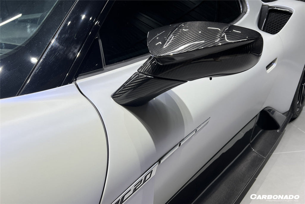 2020-2024 Maserati MC20 MSY Style DRY Carbon Fiber Mirror Housing