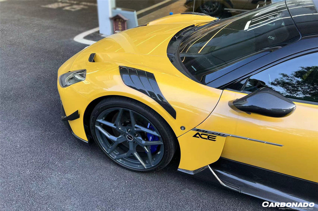 2020-UP Maserati MC20 Dry Carbon Fiber Mirror Housing - Carbonado