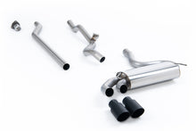 Load image into Gallery viewer, Milltek Non-Resonated Downpipe-Back Exhaust for Audi UR Quattro 20V, Cerakote Black Tips