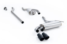 Load image into Gallery viewer, Milltek Resonated Downpipe-Back Exhaust for Audi UR Quattro 20V, Cerakote Black Tips