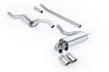 Load image into Gallery viewer, Milltek Resonated Downpipe-Back Exhaust for Audi UR Quattro 10V, Brushed Titanium Tips