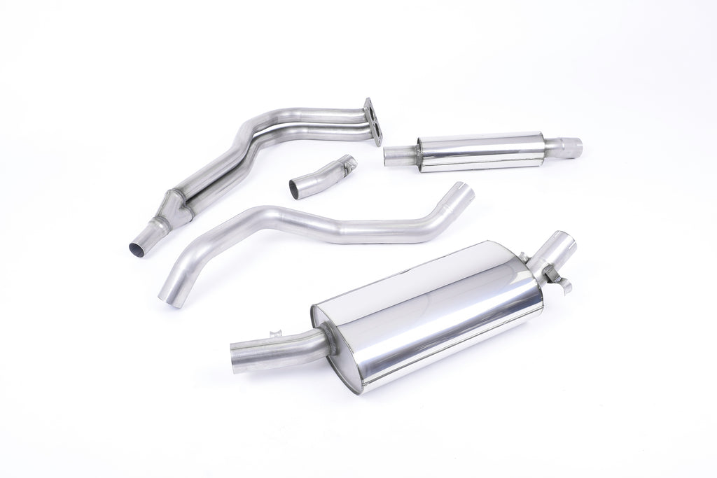 Milltek Resonated Manifold-Back Exhaust for VW Golf GTI MK1, Polished Tips