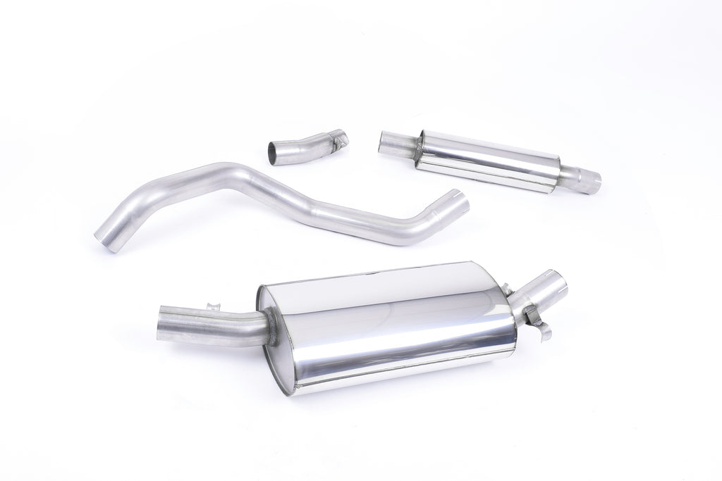 Milltek Resonated Cat-Back Exhaust for VW Golf MK1 GTI, Polished Tips