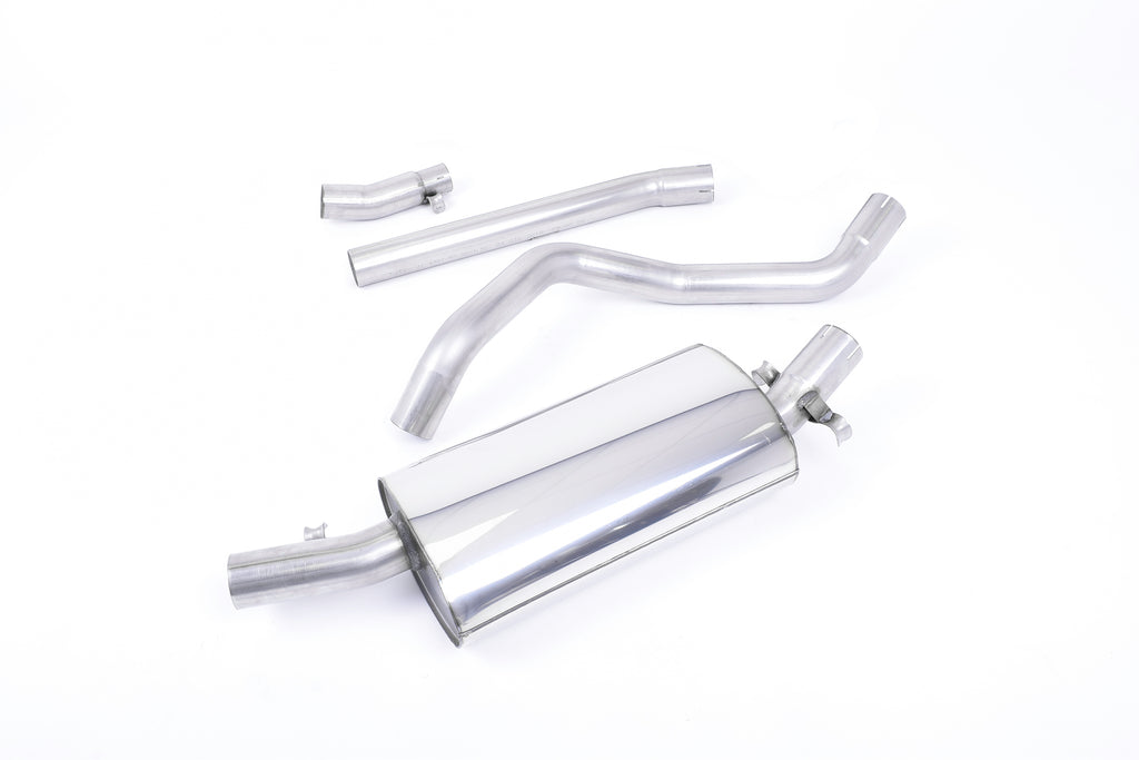 Milltek Non-Resonated Cat-Back Exhaust for VW Golf MK1 GTI, Polished Tips