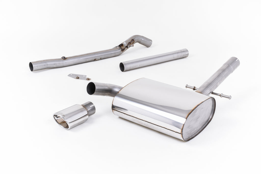 Milltek Non-Resonated Cat-Back Exhaust for VW Corrado VR6, Polished Oval Tips (MCXVW219)