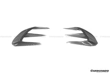 Load image into Gallery viewer, 2017-2020 Mercedes Benz S63 AMG W222.2 Sedan MSY Style Carbon Fiber Rear Bumper Vents - Carbonado Aero