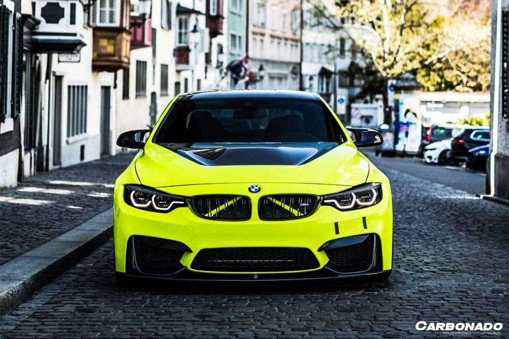 2014-2020 BMW M3 F80 M4 F82 MP Style Carbon Fiber Front Lip - Carbonado Aero