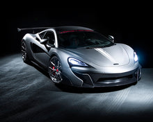 Load image into Gallery viewer, Vorsteiner 570-VX Aero Front Bumper w/ Front Splitter Carbon Fiber PP 2x2 Glossy Mclaren 570S 2016-2019
