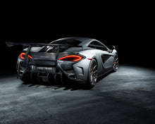 Load image into Gallery viewer, Vorsteiner 570-VX Aero Rear Bumper with Rear Diffuser Carbon Fiber PP 2x2 Glossy Mclaren 570S 2016-2019