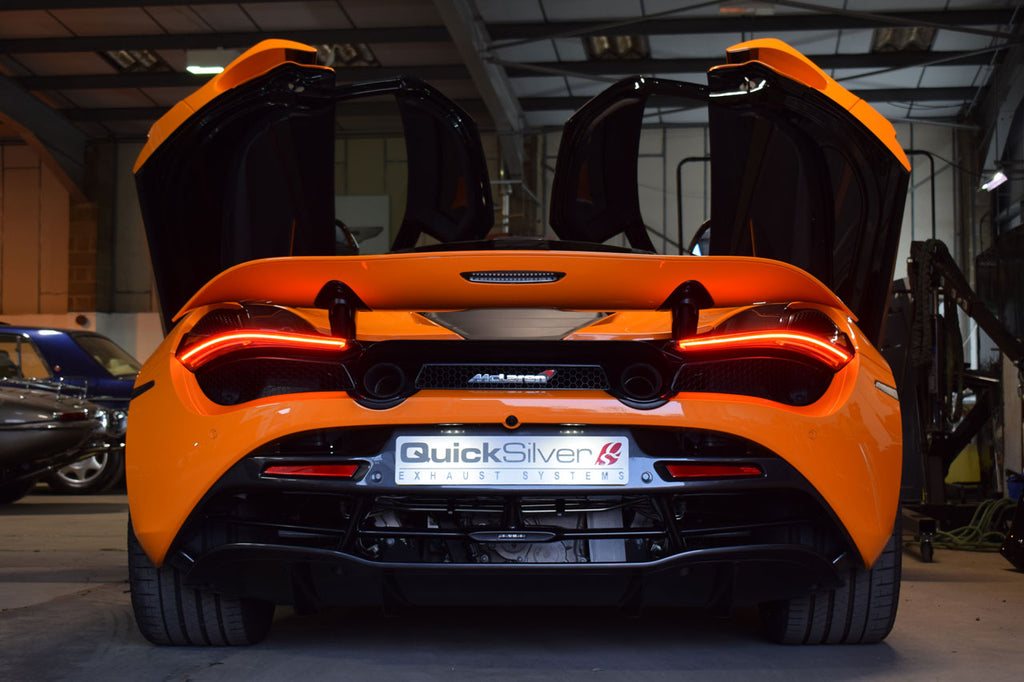 QuickSilver McLaren 720S Ceramic Coated Catalyst Replacement Pipes 2017+