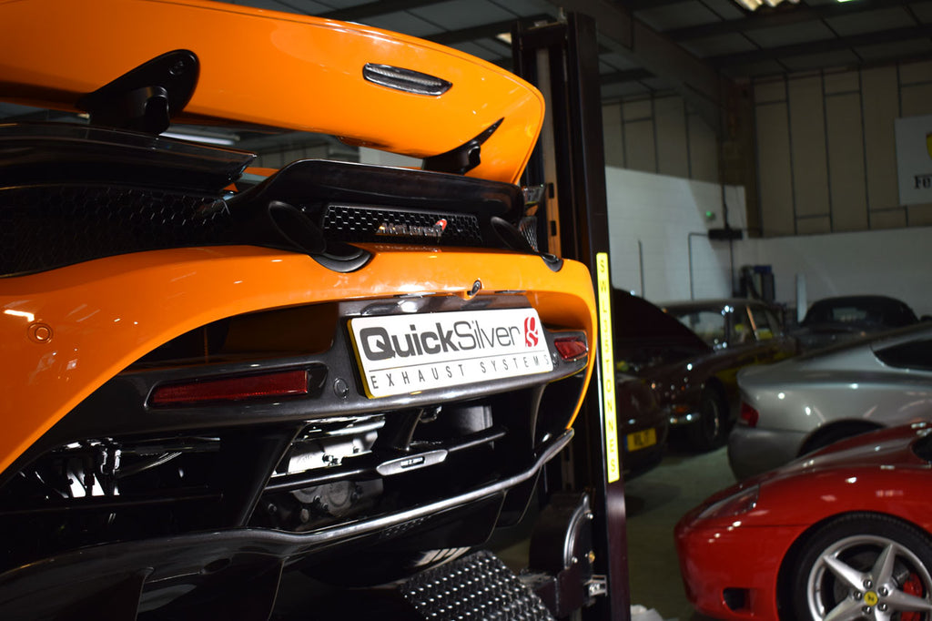 QuickSilver McLaren 720S Ceramic Coated Catalyst Replacement Pipes 2017+