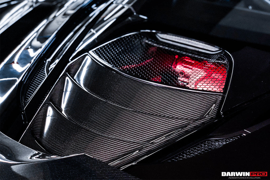 2017-2022 McLaren 720s Coupe Carbon Fiber Engine Cover Replacement - DarwinPRO Aerodynamics