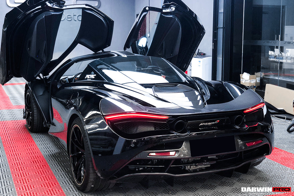 2017-2022 McLaren 720s Coupe Carbon Fiber Engine Cover Replacement - DarwinPRO Aerodynamics