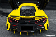 Load image into Gallery viewer, 2015-2020 McLaren 540C &amp; 570S &amp; 570GT 600LT-Style Part Carbon Fiber Rear Bumper with Diffuser and Trunk Spoiler and Engine Trunk and Exhaust