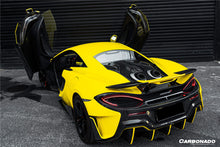 Load image into Gallery viewer, 2015-2020 McLaren 540C &amp; 570S &amp; 570GT 600LT-Style Part Carbon Fiber Rear Bumper with Diffuser and Trunk Spoiler and Engine Trunk and Exhaust