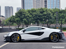 Load image into Gallery viewer, 2015-2020 McLaren 540C 570S 600LT-Style Carbon Fiber Front Bumper Lip and Side Splitter