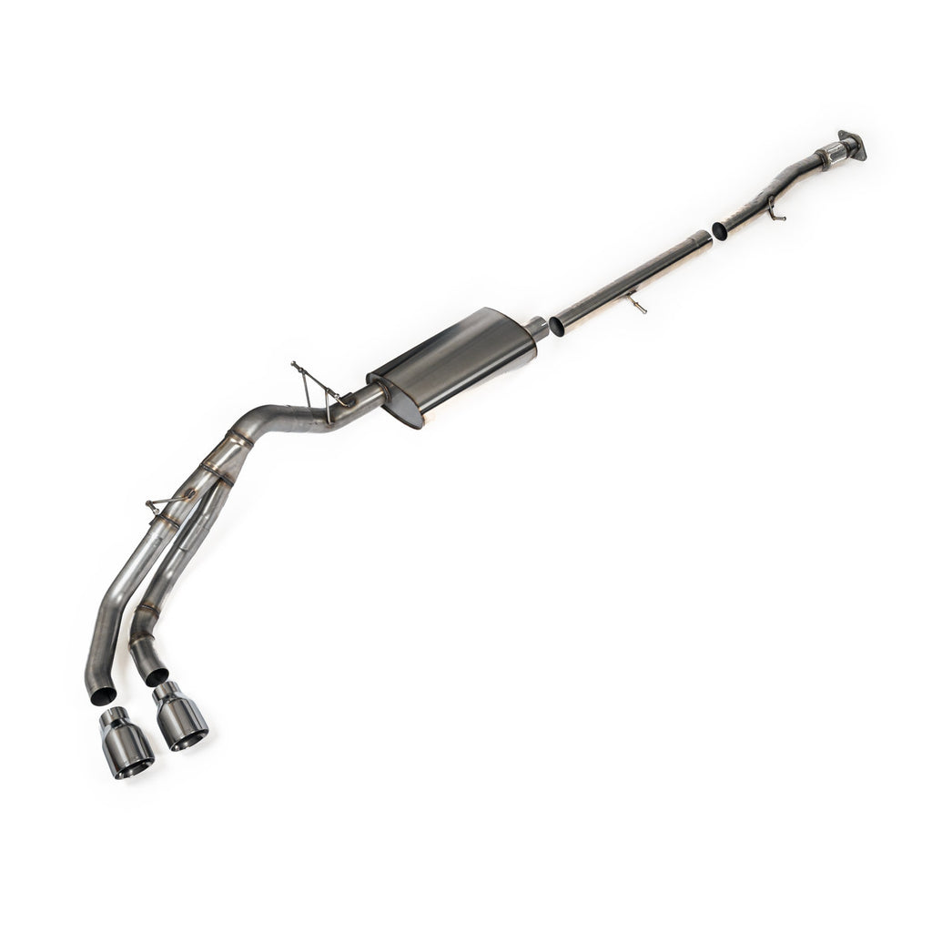 Milltek Non-Resonated Cat-Back Exhaust for Chevrolet Colorado & Canyon 2.7L Turbo, Polished Tips