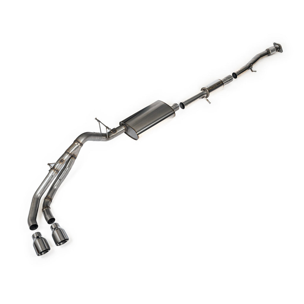 Milltek Resonated Cat-Back Exhaust for Chevrolet Colorado & Canyon 2.7L Turbo, Polished Tips