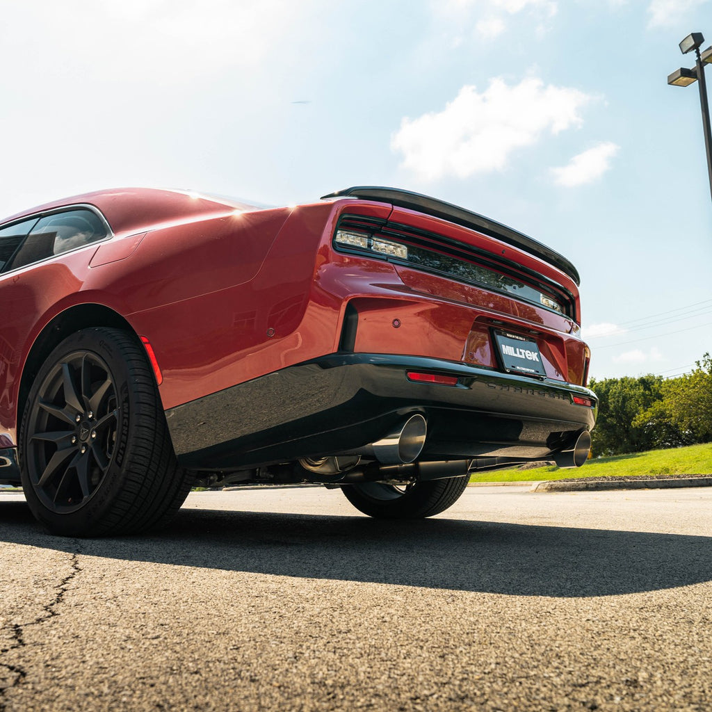 Milltek Valved Axle-Back Exhaust for Dodge Charger Sixpack H/O 3.0T Hurricane, Polished Tips