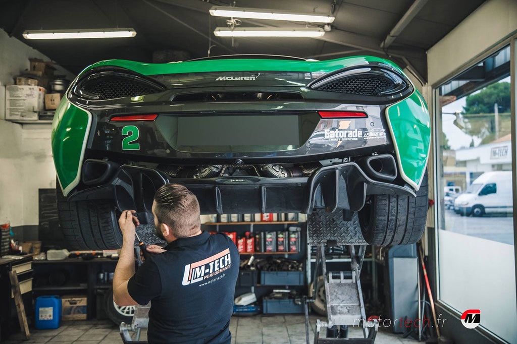 QuickSilver McLaren 540C Ceramic Coated Catalyst Replacement Pipes 2016+