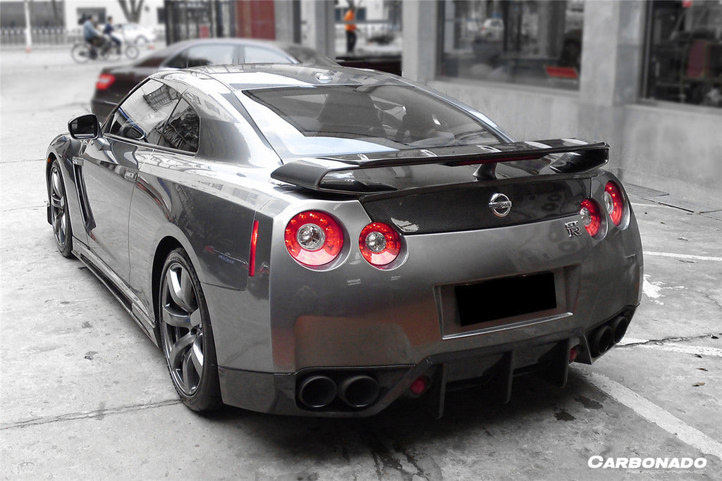 2008-2022 Nissan GTR R35 CBA    DBA   EBA BSE Style Carbon Fiber Trunk Spoiler Wing Ducktail Patch