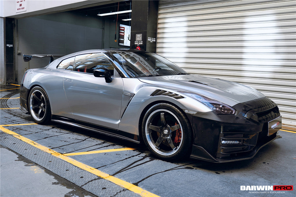 2008-2024 Nissan GTR R35 CBA & DBA & EBA 2024-Nismo Style Carbon Fiber Side Skirts