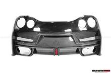 Load image into Gallery viewer, 2008-2024 Nissan GTR R35 CBA DBA EBA 2024-Nismo Style Part Carbon Fiber Rear Bumper With Black Light