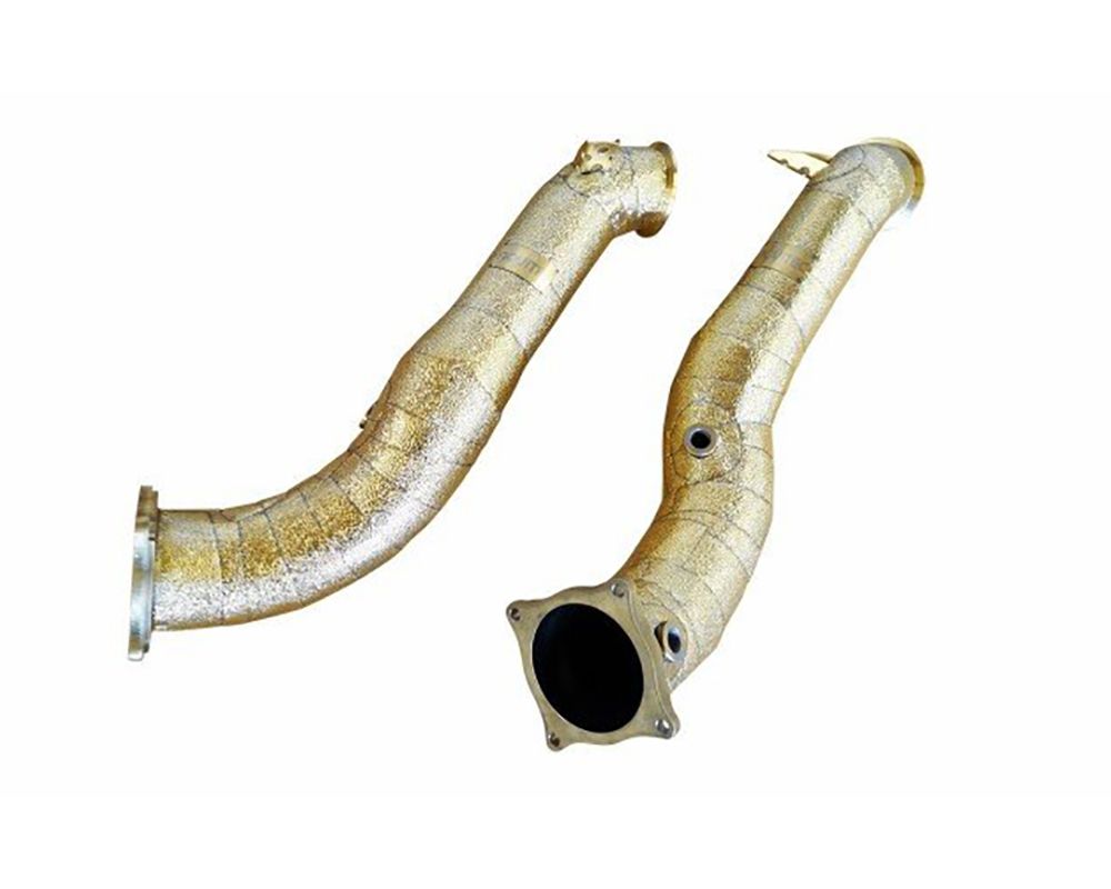 Novitec Gold-Plated Catalyst Replacement Pipe Set of 2  McLaren Senna 2019-2020