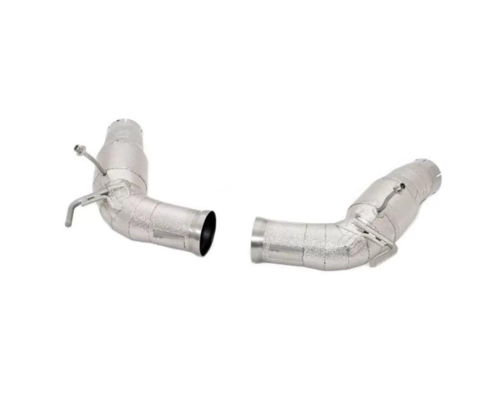 Novitec Inconel Gold Plated Heat Protected Cat Pipes Without Flap Regulation Ferrari 296 GTB 2022-2024