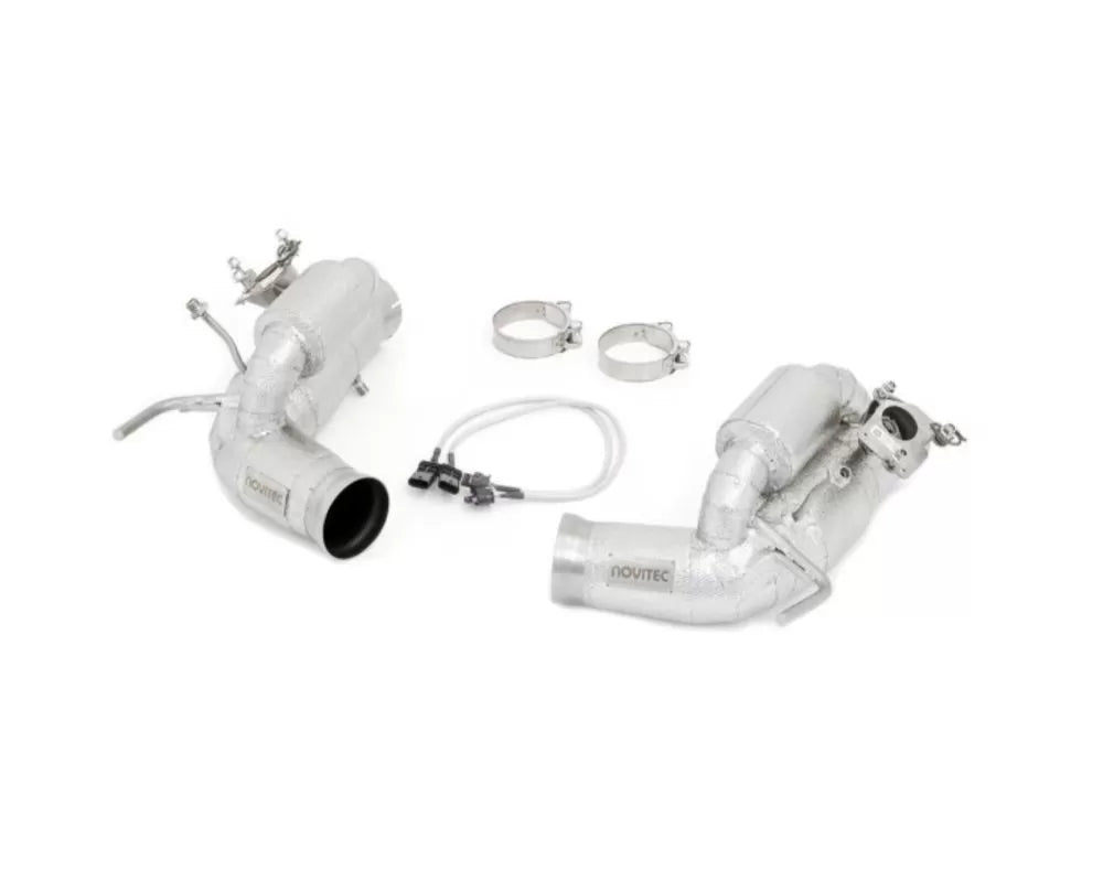Novitec Inconel Heat-Protected Cat Pipes with Flap Regulation Ferrari 296 GTB 2022-2024