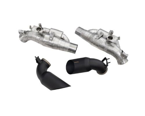 Novitec Power Optimized Exhaust System with Flap Regulation Ferrari 812 GTS 2020-2023 Black Tips