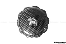 Load image into Gallery viewer, 2010-2023 Ferrari (ALL MODELS) Dry Carbon Fiber Oil Cap Cover - Carbonado Aero