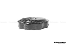 Load image into Gallery viewer, 2010-2023 Ferrari (ALL MODELS) Dry Carbon Fiber Oil Cap Cover - Carbonado Aero