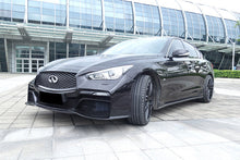 Load image into Gallery viewer, Darwinpro 2014-2022 Infiniti Q50 Sedan EAU ROUGE Style Front Bumper - DarwinPRO Aerodynamics