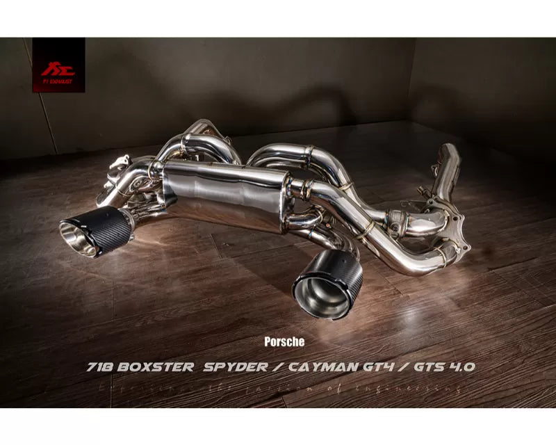 FI Exhaust Sport 200 Cell Downpipe Porsche 718 GT4 | Spyder OPF 2020+