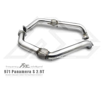 Load image into Gallery viewer, FI Exhaust Sport 200 Cell Downpipe Porsche Panamera S 2.9TT 2017+