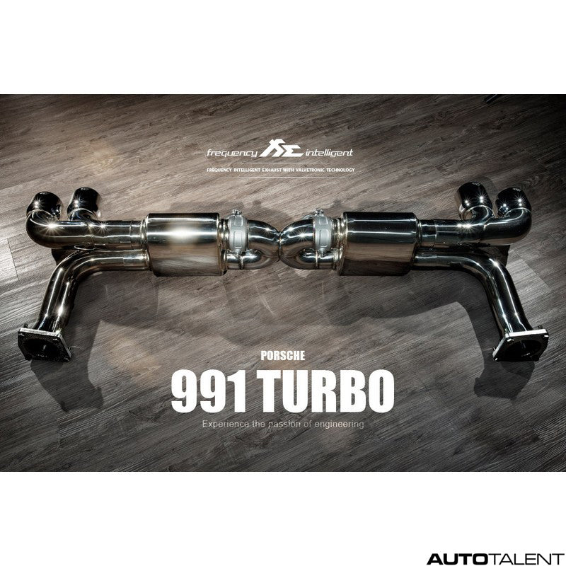Valvetronic Exhaust System for Porsche 991.1/991.2 Turbo | OEM Tips Compatible Version | 2013-2019