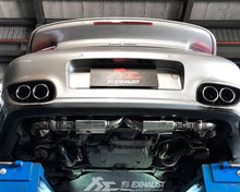 Load image into Gallery viewer, FI Exhaust Sport 200 Cell Downpipe Valvetronic Muffler Quad Silver Tips Standard Remote Control Module Porsche 997.2 Turbo 2010-2013