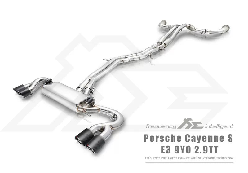 FI Exhaust Valvetronic Muffler Kit w/ OBD2/Mobile APP Remote Porsche 9Y0 Cayenne S 3.0T|2.9TT 2018+